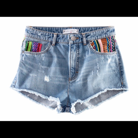 H&M Pants - H & M Fashion Against AIDS Denim Cutoffs